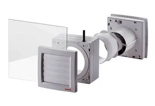 Maico Fenstereinbausatz FE 100/1 AP mit selbsttätiger Außenklappe
