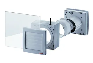 Maico Fenstereinbausatz FE 100/1 AP mit selbsttätiger Außenklappe – Bild 2