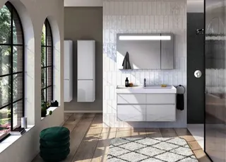 Villeroy & Boch Hochschrank Collaro 404x1538x349mm 2 Türen A:li Glossy White – Bild 3