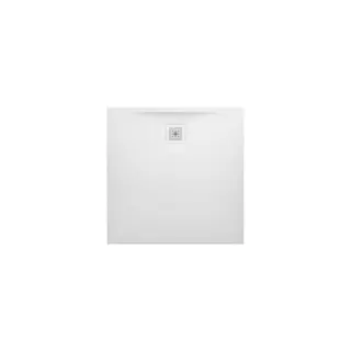 LF DW PRO 900x900x30 Marbond Ablauf seitl weiß