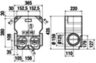 Maico Schalldämpfer-Box SB 12/16 Zuleitung DN 125 oder DN 160 – Bild 3