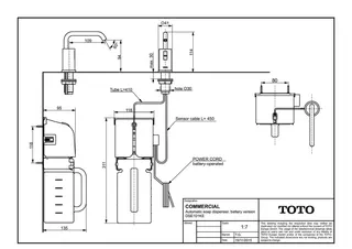 TOTO Automatischer Seifenspender chrom mit Batteriebetrieb – Bild 2