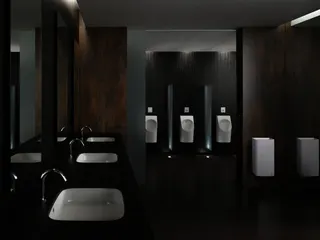 TOTO Urinal weiß mit angeformtem Geruchsverschluss Zulauf von oben – Bild 2