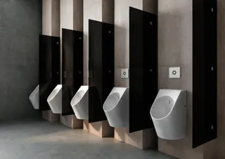 TOTO Urinal weiß mit angeformtem Geruchsverschluss Zulauf von oben – Bild 3