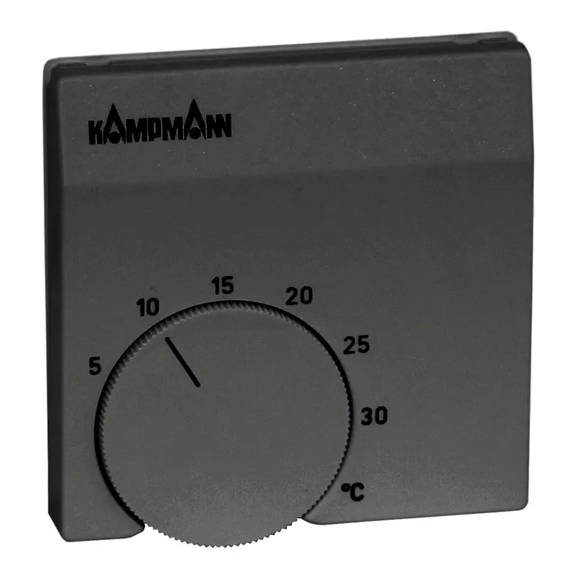 Kampmann Raumthermostat Typ 146904 mit thermischer Rückführung, 230 Volt