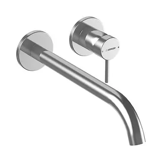 Hansa Public Waschtisch Wandarmatur Fertigset, Ausl. 300 mm (chrom)
