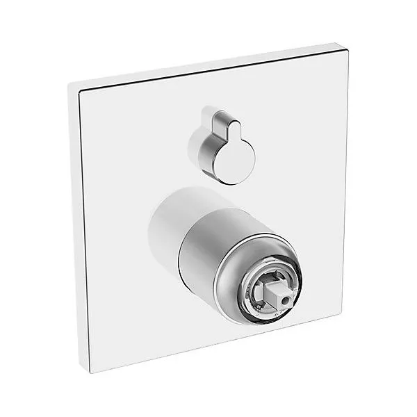 Hansa Wannen-Fertigset mit eckiger Rosette 4052 (chrom)