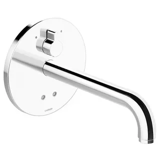 Hansa Hansaelectra Waschtisch-Fertigset 8181, Ausladung 245 mm (chrom)