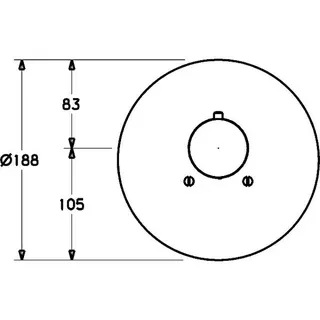 Hansa Hansaliving Fertigset für Thermostat ohne Absperrung 0665 (chrom) – Bild 2