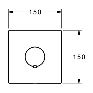 Hansa Hansaliving Thermostat-Fertigset 8112 (chrom) – Bild 2