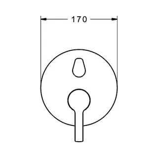 Hansa Hansaronda Fertigset Wannenmischer 3.5 8384 (chrom) – Bild 2