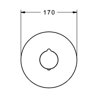 Hansa Hansahome Thermostat-Fertigset 8860 (chrom) – Bild 2