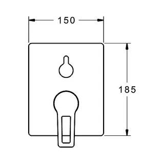 Hansa Hansatwist Wannen-Fertigset 8984 (chrom) – Bild 2