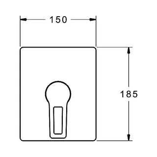 Hansa Hansatwist Brause-Fertigset 8985 (chrom) – Bild 2
