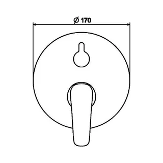 Hansa Hansapinto Fertigset Wannenmischer 8528 (chrom) – Bild 2
