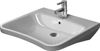 Duravit Waschtisch DuraStyle Vital 650 mm mit ÜL, mit HLB, 1 HL, weiß – Bild 2