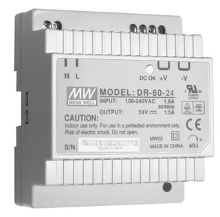 CONTI+ Netzteil 24 VDC 1,5A Münzautomat max. 6 Duschpaneele