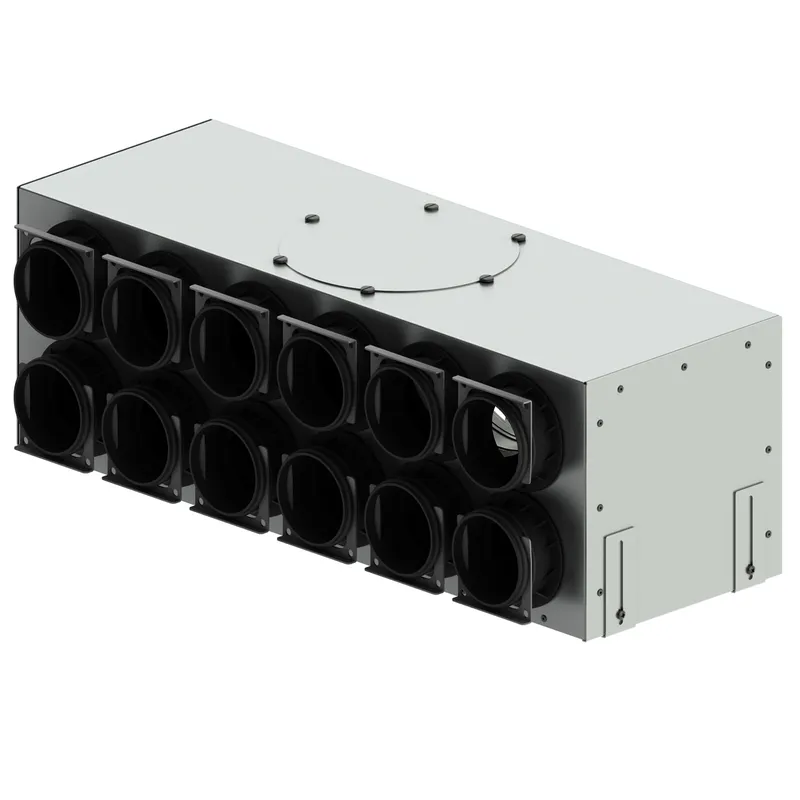 comfort-KWL-Verteil- und Sammelkasten APV 12 x DN 75 mit 12 Anschlüssen