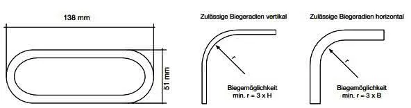 comfort-KWL-Lüftungsrohr flat 51 50 m Rolle aus Spezial-PE 51x138mm flexibel