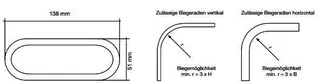 comfort-KWL-Lüftungsrohr flat 51 50 m Rolle aus Spezial-PE 51x138mm flexibel