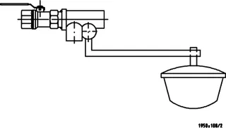 KSB Schwimmerventil-Zulaufset FL für PE-Vorbehälter, Anschluss R 1"
