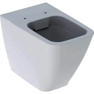 Geberit iCon Square Stand-WC Tiefspüler wandbündig, geschl. Form, Rimfree, weiß – Bild 2