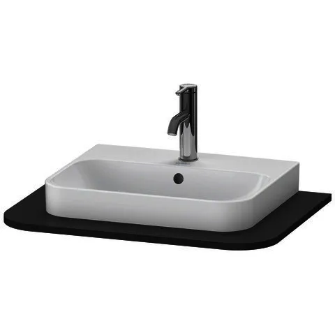 Duravit Konsole m.1Aus.HappyD2+, 16x650x480mm, graphit supermatt