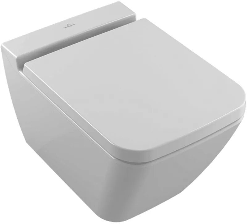 Villeroy & Boch T-WC Finion 375x560x350mm re-eckig wandh. Abg. waagr. DF StoneWhite c+