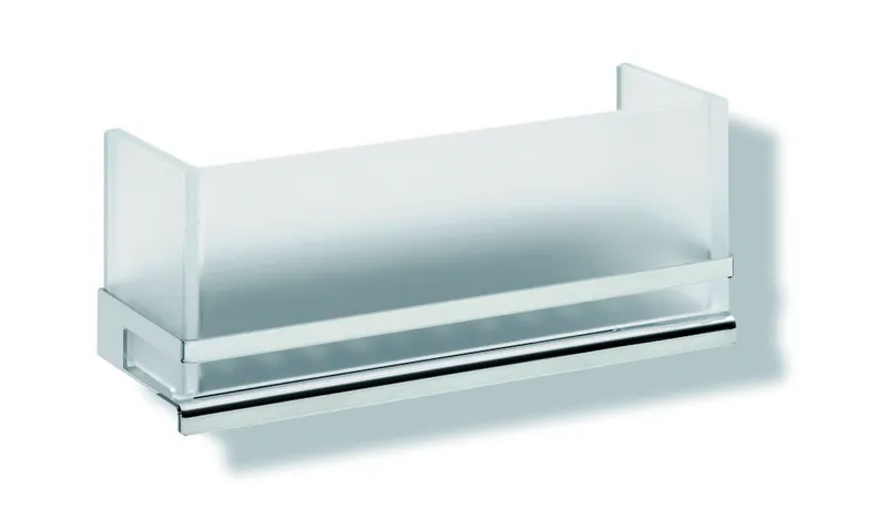 HEWI Duschkorb Sys 100, verchromt, Einsatz Acrylglas satiniert