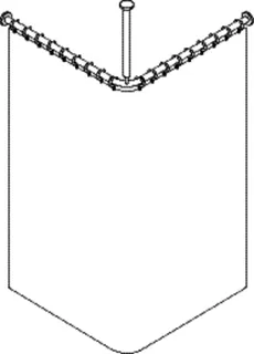 HEWI VH-Stange Ser 801,A1/2:883,kürzb., Deckenabh. A:500, DUVO Poly. signalweiß – Bild 5