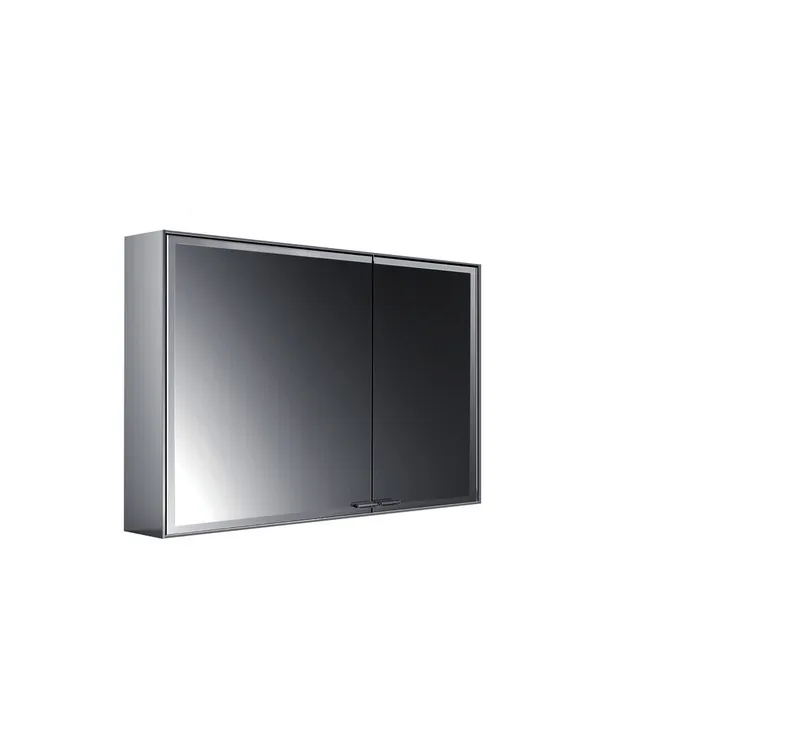 Emco Lichtspiegelschrank prestige2 07007 Aufputz, breite Tür links 987 mm alu.