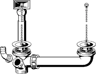Viega Ab- und Überlaufgarnitur 7823.52 in G1 1/2 x 70mm x 100-270mm Kunststoff – Bild 3