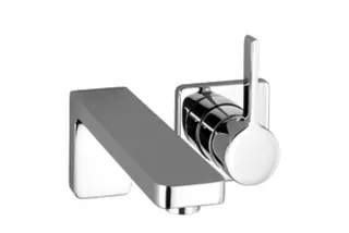 Dornbracht Waschtisch-Wand-Einhandbatterie ohne Ablaufgarnitur LULU 36860710 Chrom – Bild 2