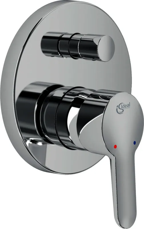 Ideal Standard Badearmatur UP ConnectBlue,Bausatz 2, Ros.d:163mm, eigens.DIN EN 1717, Chrom