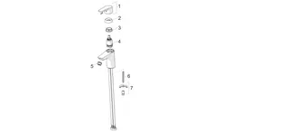EHM Waschtisch-Batt. HANSAPOLO 5140 Cold Zugst.Ablgarn. Ausld. 103 mm DN15 chr – Bild 5