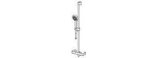 Wandst.garnitur HANSABASICJET Style 4479 1-strahlig chr – Bild 3
