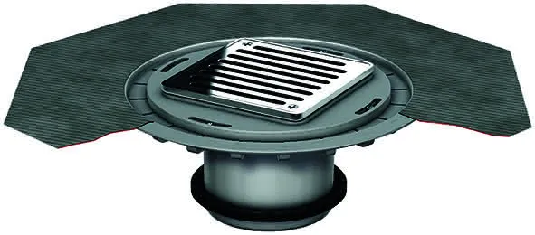 ACO Aufsatzstück AV-Selecta 148x148/ K3/ PP/Rost V2A verschraubt