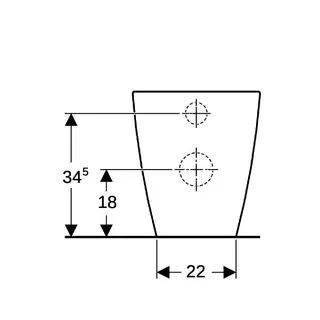 Geberit iCon Square Stand-WC Tiefspüler wandbündig, geschl.Fo Rimfree, weiß Tect – Bild 4