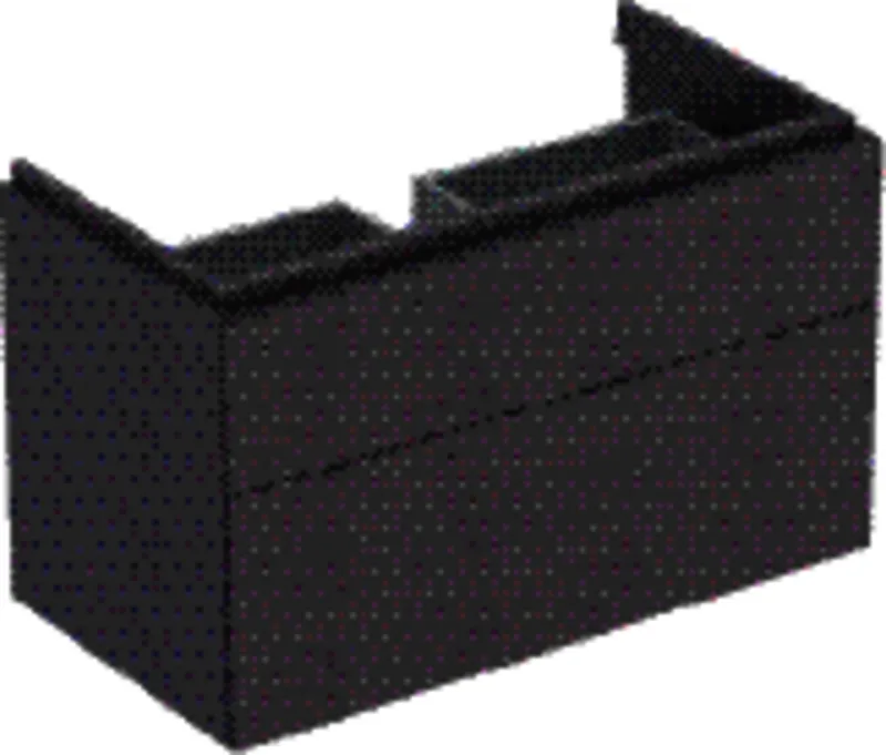 Geberit Xeno2 Unterschrank f. Waschtisch, 2 Schubl. 88x53x46,2cm, sculturagrau