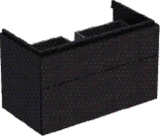 GE Xeno2 Unterschrank f. WT, 2 Schubl. 88x53x46,2cm, sculturagrau