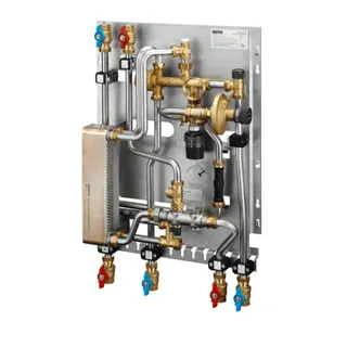 OVENTROP-Wohnungsstation "Regudis W-HTO" Versorgungsleit.v.oben,kupfergel,15l/min