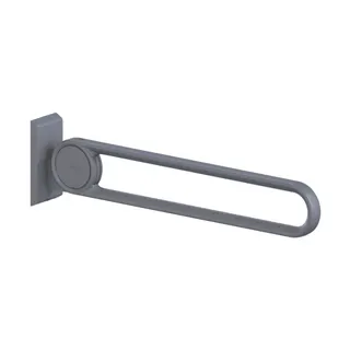 Normbau Cavere Care Stützklappgriff 7447030 Silber-Metallic