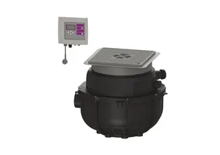 KESSEL-Hebeanlage Aqualift S Compact Tronic, GTF 500, resistant, Bodenplatte