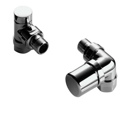 Zehnder Zubehör Ventilkörper Set G M30x1,5, Winkeleckform rechts, chrom