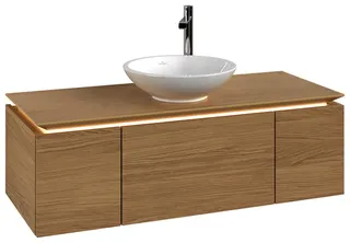 Villeroy & Boch WTUS Legato 1200x380x500mm m. Bel. 3 Ausz. Waschtisch m.tig Nordic Oak