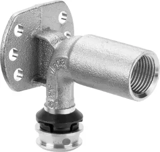Viega Wandscheibe mit SC Raxofix 5325 in 16mm x Rp1/2x70mm Siliziumbronze – Bild 2