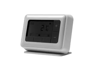 Resideo Raumthermostat T4 verdrahtet mit Umschaltkontakt, weiß – Bild 3