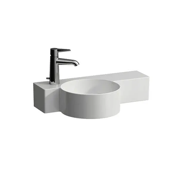 Laufen HWB VAL 315x550x155 ohne Hahnloch mit Überlauf Ablg. rechts weiß