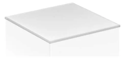 Keuco Abdeckplatte Edition 11 31322, Cristallinglas, 700x3x524mm, weiß