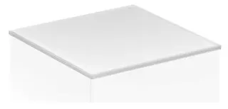 KE Abdeckplatte Edition 11 31322, Cristallinglas, 700x3x524mm, weiß